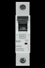 MK 40 AMP CURVE B 6kA MCB CIRCUIT BREAKER 5940s SENTRY
