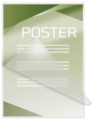 Gbc laminating pouch gloss - a2,