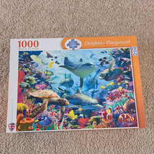 1000 piece jigsaw puzzles Dolphin's Playground