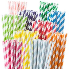 50pcs Bubble Straws Paper