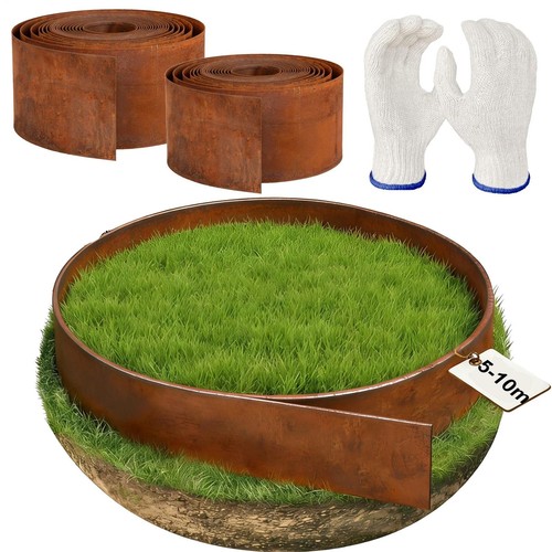 10m 50m metal garden edging - metal,