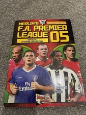 MERLIN’S FA PREMIER LEAGUE 05 OFFICIAL STICKER COLLECTION BOOK ALBUM 2005 ROONEY