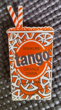 Sparkling TANGO Orange Drink  - Vintage Advertising 1980s Pin Badges