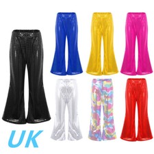 UK Kids Girls Shiny Sequins