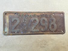 1935 TEXAS COMMERCIAL LICENSE