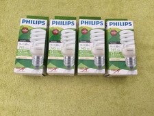 4 x 12W Philips Tornado ES/E27 compact fluorescent lamps 2700K