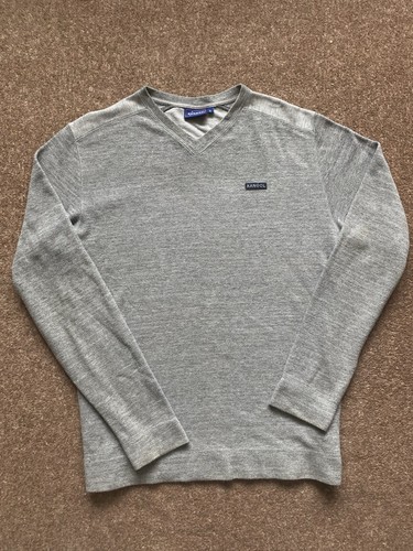 Men oversized grey neck - oversized,