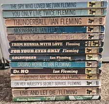 Ian Fleming James Bond 007 1960s Complete Set Pan Books 14 Titles B7