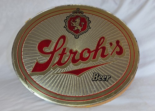 Vintage stroh beer oval wall - vintage,
