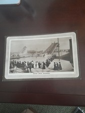 Old postcard water chute - postcard,