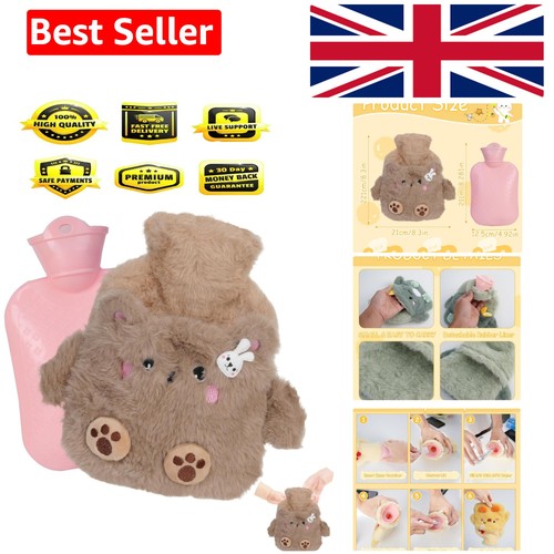 Light brown bear plush - brown,