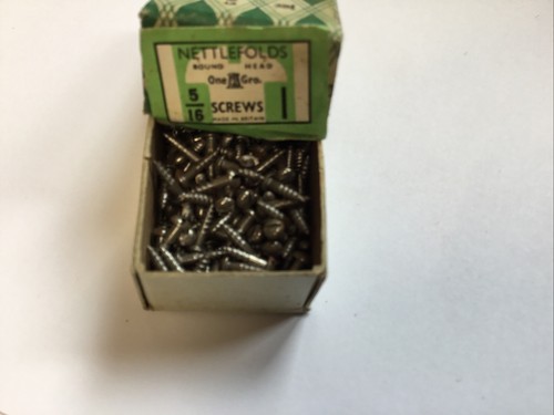 Steel wood screws - 5/16”x,
