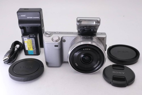 Exc sony nex 5 - nex-5, silver