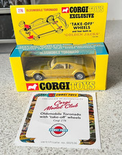 Corgi 276 Oldsmobile Toronado Model Club reissue Golden Jacks