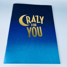 CRAZY FOR YOU PROGRAMME CAROLINE FLACK TOM CHAMBERS PLYMOUTH THEATRE ROYAL