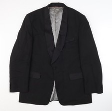 Armando Men's Black Tuxedo Jacket, 42, Shawl Lapel, Formal