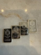 x4 SCOTTSDALE Mint 1g 999.9