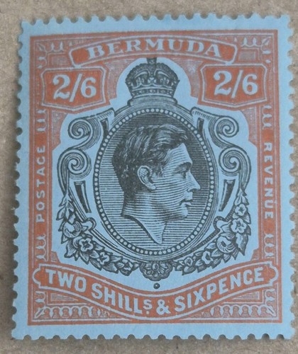 Bermuda kgvi 1938 perf - 2/6,