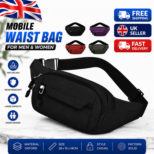 Waist bum bag - waist, men