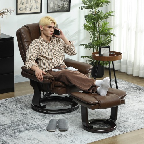 Swivel manual recliner and - recliner,