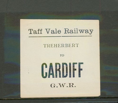 Taff vale railway - vale,