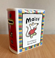 Maisy First Edition Savings Book Money Bank Royal Worcester Fine Porcelain