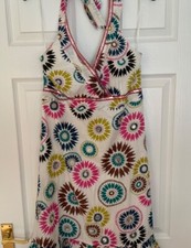 Red Herring Summer Holiday Sequin Embellished Dress - Halter Neck