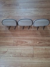 GENUINE ROVER 75 SANDSTONE BEIGE FULL SET REAR HEADRESTS