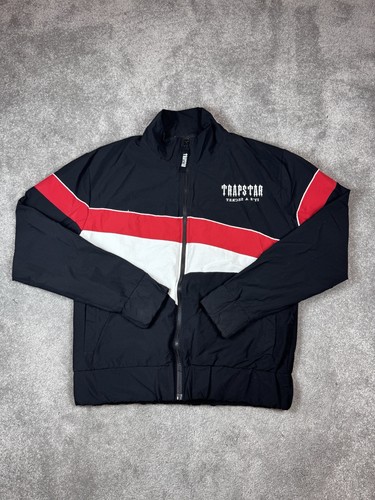 Trapstar black red raincoat - trapstar,