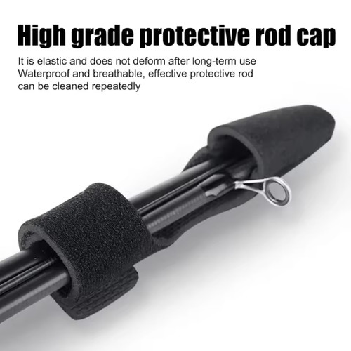 Black rod tip protector - x,