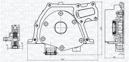 Oil pump for alfa - pump,