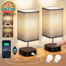 Bedside Lamps Set of 2 - Touch