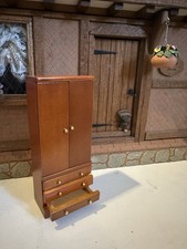 Dolls House Wardrobe 1 12th Teak?