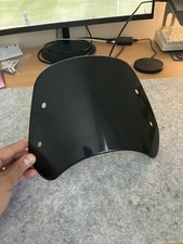 Universal Motorcycle Windshield – Black