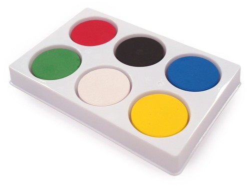 Children art palette with - palette,