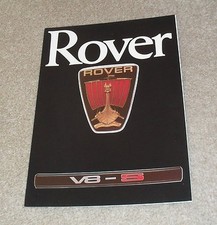 Rover SD1 V8-S Brochure 1979-1980 - UK Market V8S 3500 