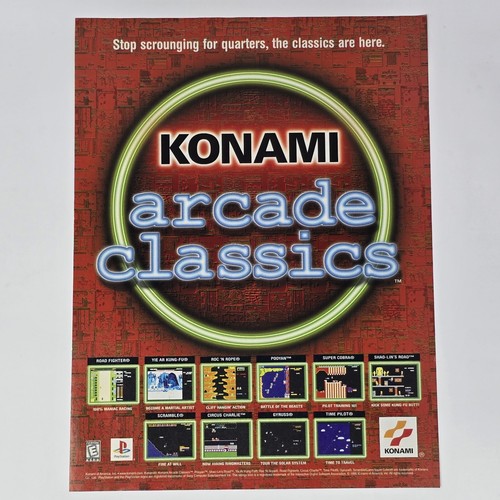 Konami arcade classics sony - classics,