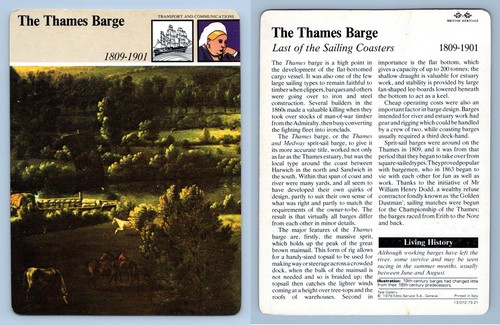The thames barge - transport,