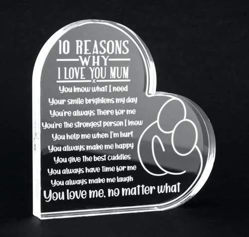 Engraved love heart - love, with