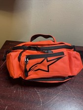 Alpinestars Motorcycle Waist /Bum Bag ,Orange Water Resistant -Adjustable- NEW