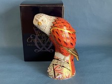 Royal Crown Derby 'Red Kite' Paperweight  - Gold Stopper - Boxed