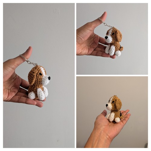 Handmade crochet beagle - beagle, dog