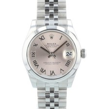 Rolex Datejust 31 178240 31 mm Pink Dial Steel Ladies Jubilee 2017 Box & Papers