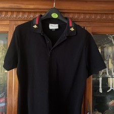 GUCCI Snake Embroidered Polo