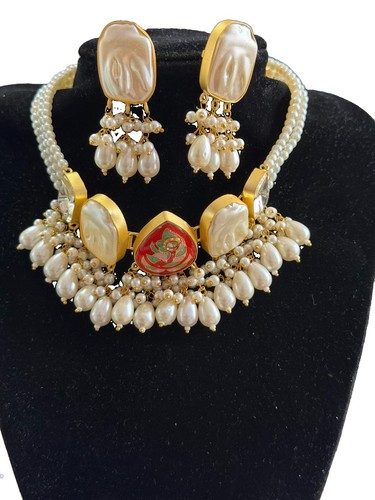 Luxury baroque pearl kundan - luxury,