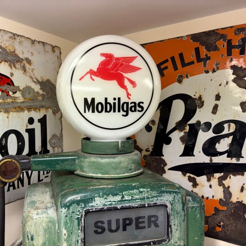 Mobilgas gasoline black - gasoline,