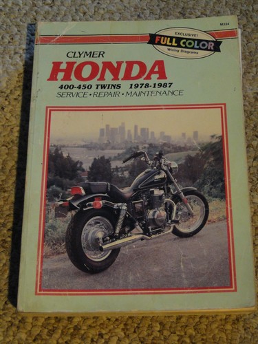 Honda motorcycle repair manual