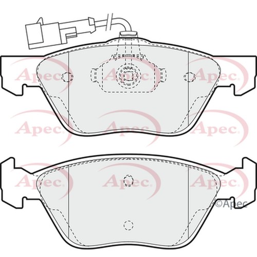 Brake pads set - set, for