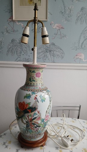 Tall chinese famille rose - tall,