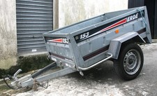 Erde 153 tipping trailer with A frame, good used condition 